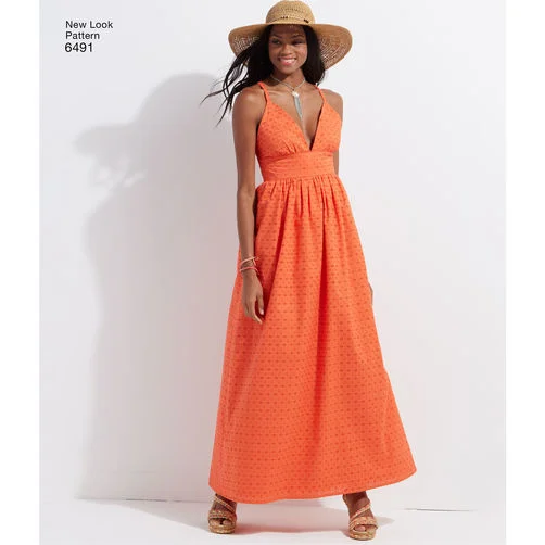 V - Neck Women's Ribbed Sweater Dresses with Belt for a Defined WaistNew Look Dresses N6491 V - Neck Women's Ribbed Sweater Dresses with Belt for a Defined WaistNew Look Dresses N6491