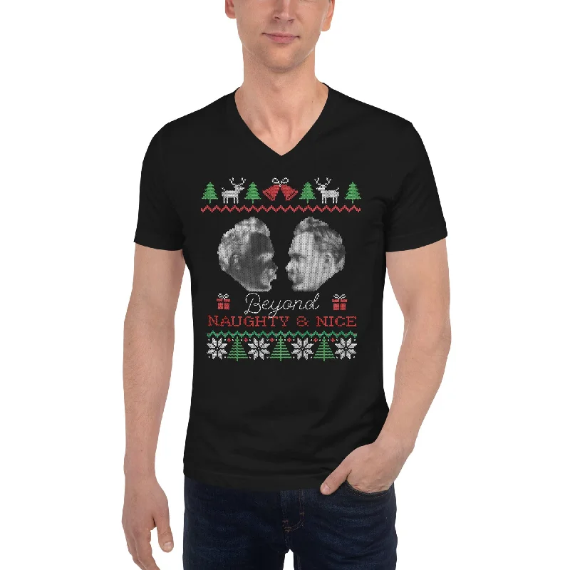 Puff Sleeve Women T Shirt for a Fashion - Forward LookNietzsche - Beyond naughty and nice - Unisex V-Neck T-Shirt Puff Sleeve Women T Shirt for a Fashion - Forward LookNietzsche - Beyond naughty and nice - Unisex V-Neck T-Shirt