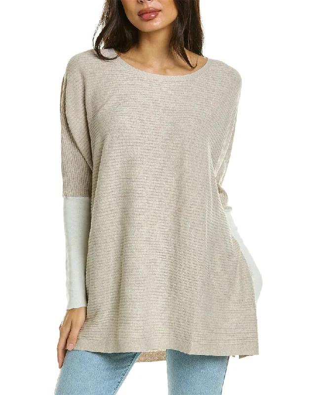 Sleeveless Women's Silk Blend Sweater Dresses for a Sophisticated LookRaffi Cross Rib Linen-Blend Pullover Sleeveless Women's Silk Blend Sweater Dresses for a Sophisticated LookRaffi Cross Rib Linen-Blend Pullover