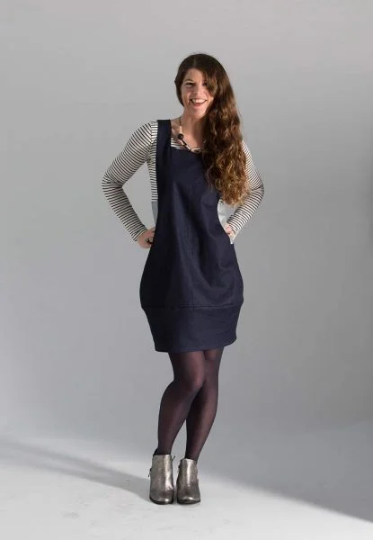Cowl Neck Women's Cashmere Blend Sweater Dresses for WinterSew Different Scoop Pinafore Cowl Neck Women's Cashmere Blend Sweater Dresses for WinterSew Different Scoop Pinafore