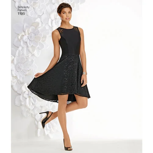 Belted Women's Cotton Blend Sweater Dresses for a Casual LookSimplicity Special Occasion Dress S1195 Belted Women's Cotton Blend Sweater Dresses for a Casual LookSimplicity Special Occasion Dress S1195