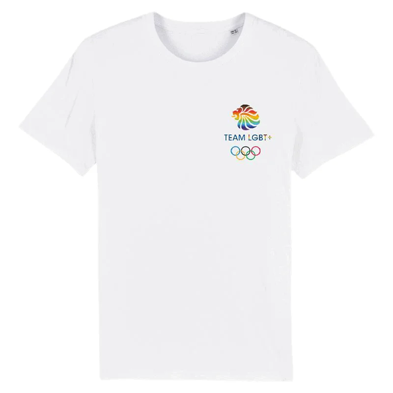 Muscle Women T Shirt for a Sporty and Casual LookTeam LGBT+ Pride Logo T-Shirt