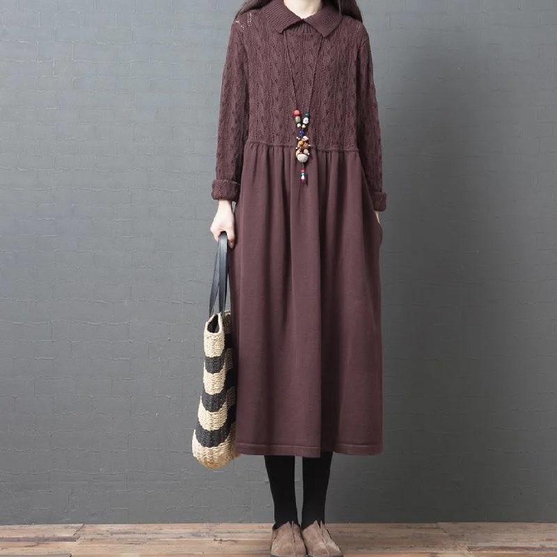 Boat Neck Women's Merino Wool Sweaters in Neutral ShadesVintage chocolate Sweater outfits Beautiful lapel wrinkled Hipster knit dresses Boat Neck Women's Merino Wool Sweaters in Neutral ShadesVintage chocolate Sweater outfits Beautiful lapel wrinkled Hipster knit dresses