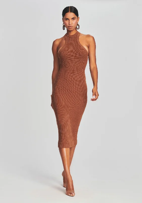 Plus Size Women's Tunic - Style Sweater Dresses with PocketsVixen Rib Knit Dress