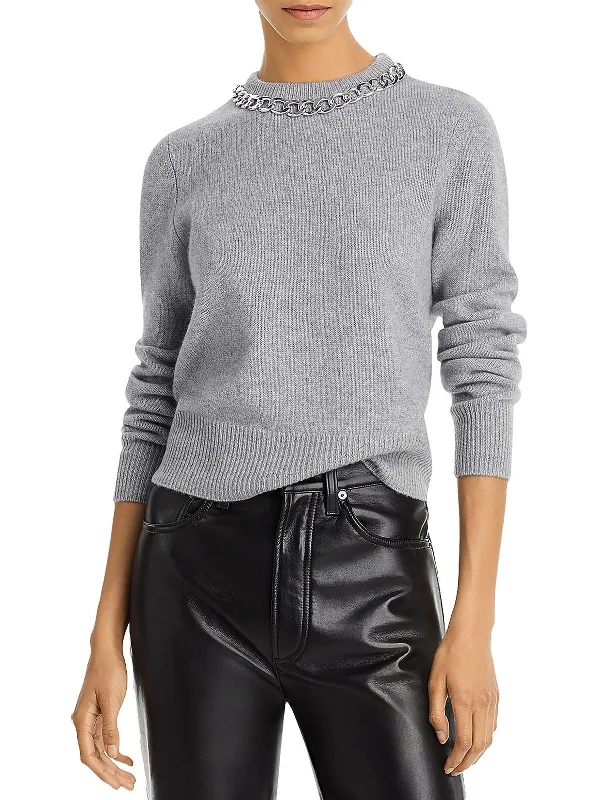 Plus Size Women's Open - Front Cardigan Style Sweater DressesWomens Cashmere Heathered Crewneck Sweater Plus Size Women's Open - Front Cardigan Style Sweater DressesWomens Cashmere Heathered Crewneck Sweater