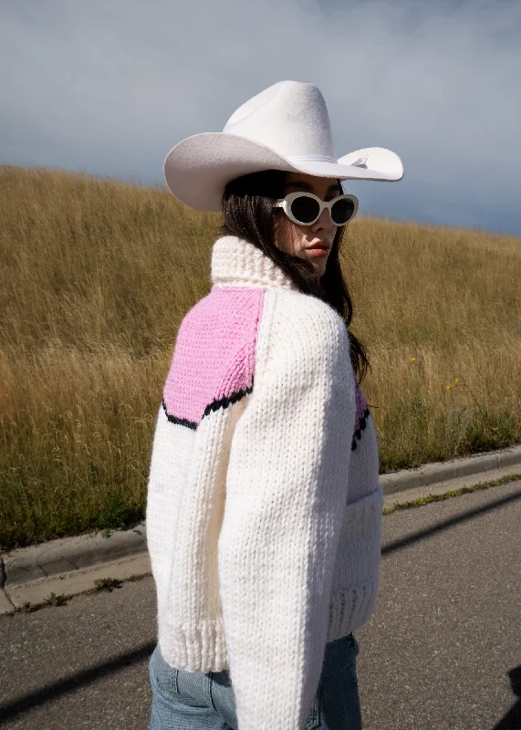 Plus Size Women's Oversized Chunky Knit SweatersYoke Cardi