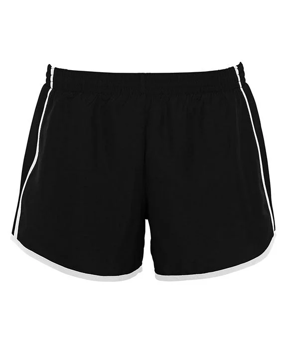 Women's graphic - printed sweatshirt featuring floral patterns for a feminine touch1265 - Augusta Sportswear Ladies Pulse Team Shorts | Black/Black/White Women's graphic - printed sweatshirt featuring floral patterns for a feminine touch1265 - Augusta Sportswear Ladies Pulse Team Shorts | Black/Black/White