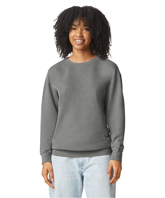 Women's hoodie with a detachable hood for customizable styling1466CC - Comfort Colors Unisex Lighweight Cotton Crewneck Sweatshirt | Grey Women's hoodie with a detachable hood for customizable styling1466CC - Comfort Colors Unisex Lighweight Cotton Crewneck Sweatshirt | Grey
