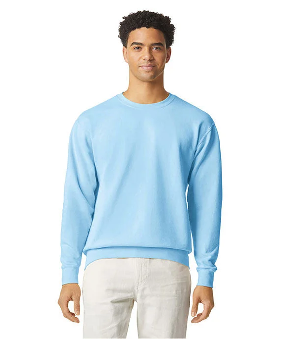Women's tie - front hoodie in a lightweight fabric for summer layering1466CC - Comfort Colors Unisex Lighweight Cotton Crewneck Sweatshirt | Hydrangea Women's tie - front hoodie in a lightweight fabric for summer layering1466CC - Comfort Colors Unisex Lighweight Cotton Crewneck Sweatshirt | Hydrangea