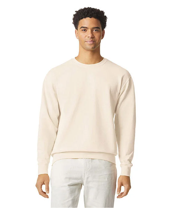 Women's zip - front sweatshirt with contrast stitching for a sporty aesthetic1466CC - Comfort Colors Unisex Lighweight Cotton Crewneck Sweatshirt | Ivory Women's zip - front sweatshirt with contrast stitching for a sporty aesthetic1466CC - Comfort Colors Unisex Lighweight Cotton Crewneck Sweatshirt | Ivory