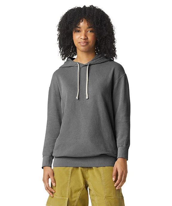 Women's long - sleeve cropped sweatshirt with ribbed cuffs for a snug fit1467CC - Comfort Colors Unisex Lighweight Cotton Hooded Sweatshirt | Pepper Women's long - sleeve cropped sweatshirt with ribbed cuffs for a snug fit1467CC - Comfort Colors Unisex Lighweight Cotton Hooded Sweatshirt | Pepper