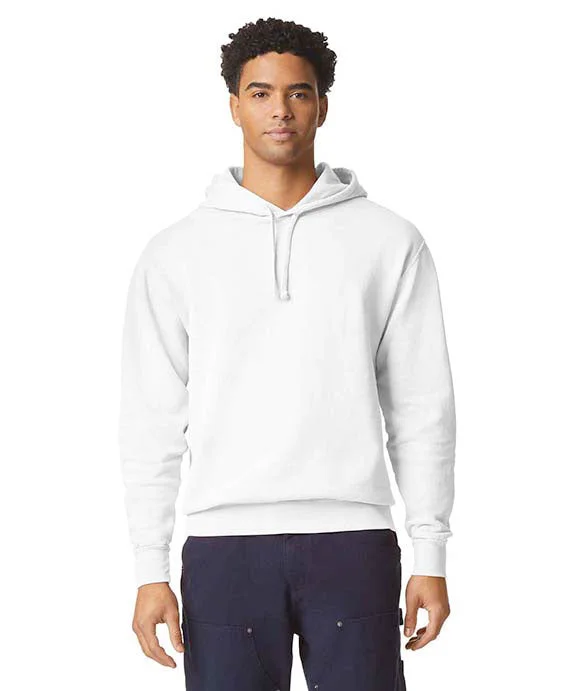 Women's fleece - lined hoodie with thumbholes for warmth in winter1467CC - Comfort Colors Unisex Lighweight Cotton Hooded Sweatshirt | White Women's fleece - lined hoodie with thumbholes for warmth in winter1467CC - Comfort Colors Unisex Lighweight Cotton Hooded Sweatshirt | White