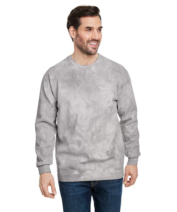 Women's zip - up sweatshirt in pastel blue for a soft and stylish outfit1545CC - Comfort Colors Adult Color Blast Crewneck Sweatshirt | Smoke Women's zip - up sweatshirt in pastel blue for a soft and stylish outfit1545CC - Comfort Colors Adult Color Blast Crewneck Sweatshirt | Smoke