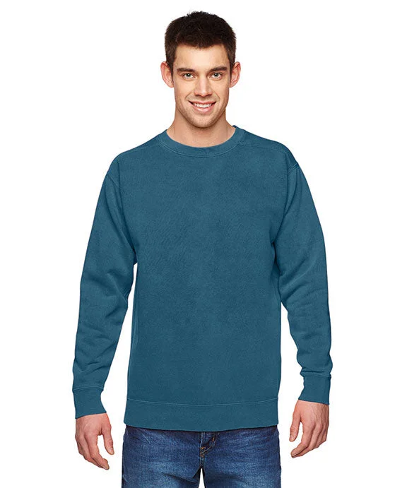Women's hoodie with a detachable hood for customizable styling1566 - Comfort Colors Adult Crewneck Sweatshirt | Topaz Blue Women's hoodie with a detachable hood for customizable styling1566 - Comfort Colors Adult Crewneck Sweatshirt | Topaz Blue