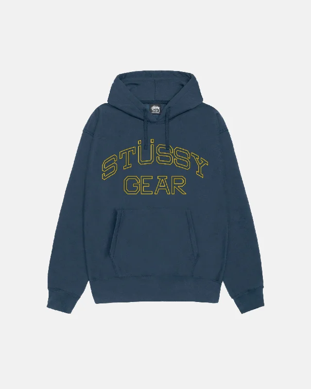 Women's graphic - printed sweatshirt featuring floral patterns for a feminine touchSTÜSSY GEAR HOODIE Women's graphic - printed sweatshirt featuring floral patterns for a feminine touchSTÜSSY GEAR HOODIE