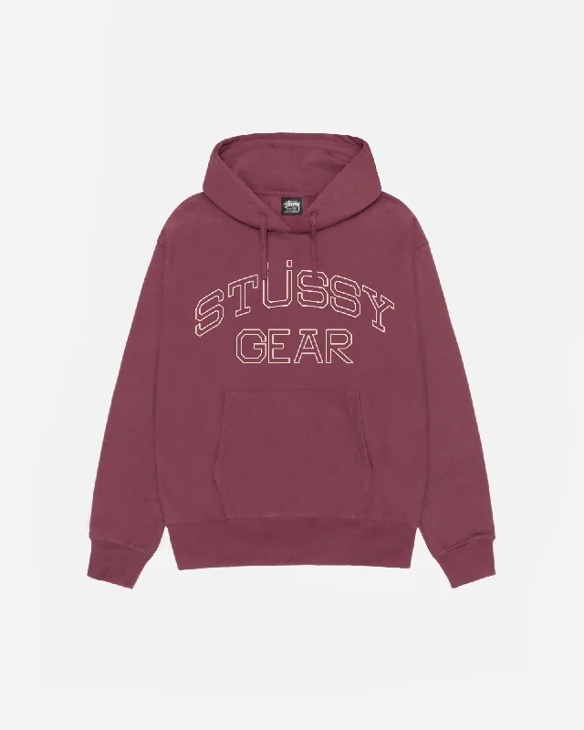 Women's color - block hoodie combining bold hues for a fashion - forward statementSTÜSSY GEAR HOODIE Women's color - block hoodie combining bold hues for a fashion - forward statementSTÜSSY GEAR HOODIE