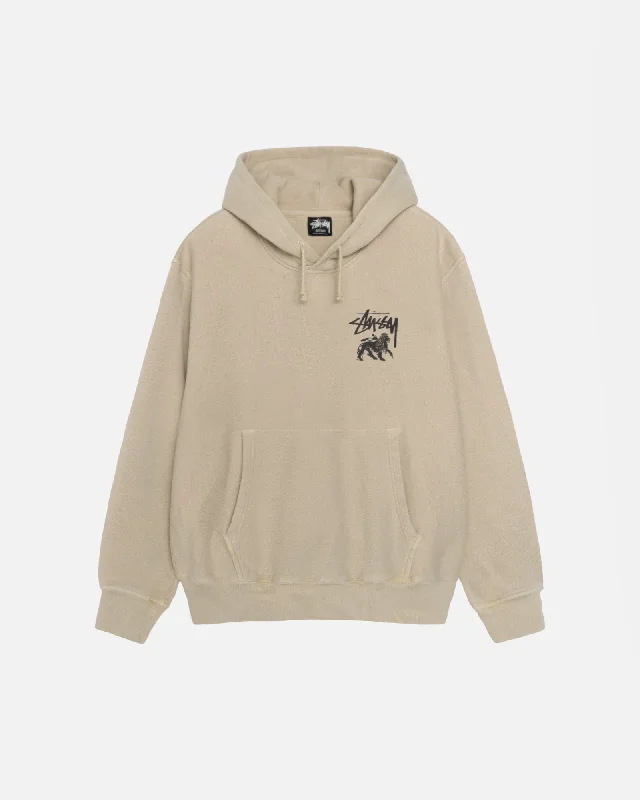 Women's hoodie with a detachable hood for customizable stylingRASTA LION HOODIE PIGMENT DYED Women's hoodie with a detachable hood for customizable stylingRASTA LION HOODIE PIGMENT DYED