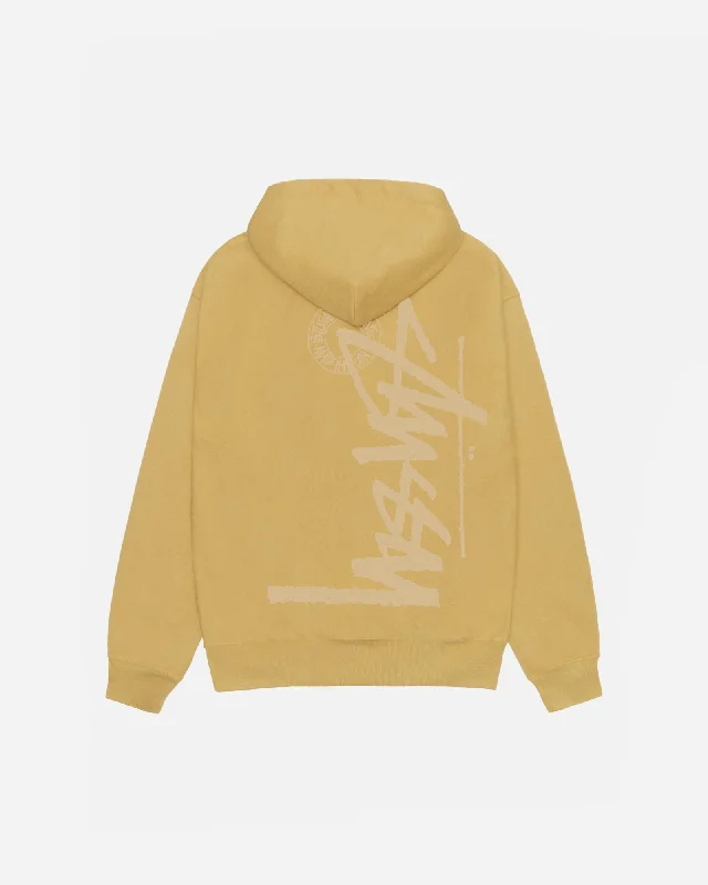Women's tie - front hoodie in a lightweight fabric for summer layeringBUANA STOCK ZIP HOODIE Women's tie - front hoodie in a lightweight fabric for summer layeringBUANA STOCK ZIP HOODIE