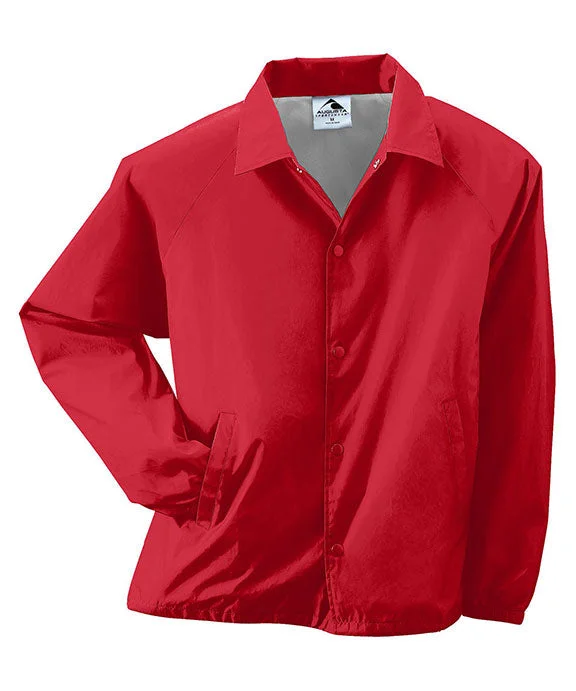 Women's sweatshirt with a mesh panel insert for breathability during workouts3100 - Augusta Sportswear Unisex Nylon Coach's Jacket | Red Women's sweatshirt with a mesh panel insert for breathability during workouts3100 - Augusta Sportswear Unisex Nylon Coach's Jacket | Red