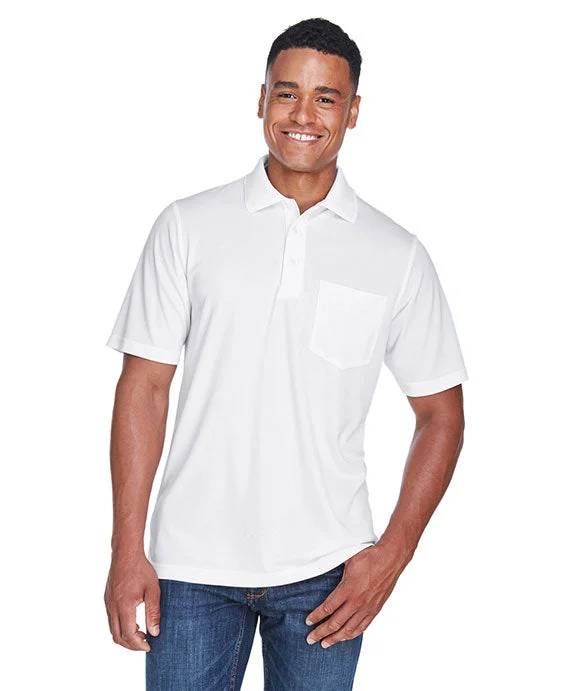 Women's zip - front sweatshirt with contrast stitching for a sporty aesthetic88181P - Core 365 Mens Origin Performance Piqué Polo with Pocket | White Women's zip - front sweatshirt with contrast stitching for a sporty aesthetic88181P - Core 365 Mens Origin Performance Piqué Polo with Pocket | White