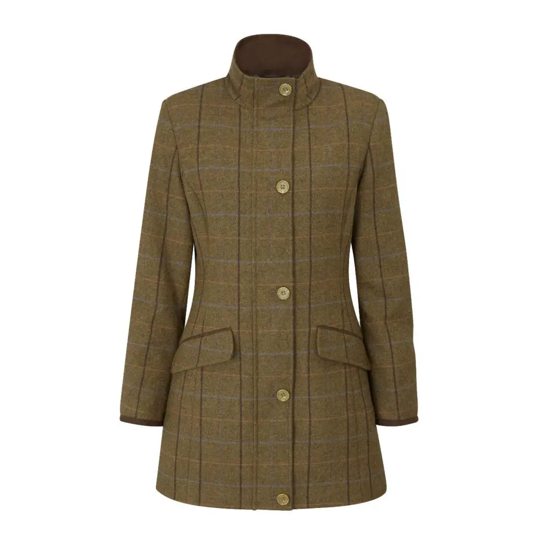 Women's denim jackets with a patchwork design for a bohemian and artsy styleAlan Paine Combrook Ladies Tweed Field Jacket Women's denim jackets with a patchwork design for a bohemian and artsy styleAlan Paine Combrook Ladies Tweed Field Jacket