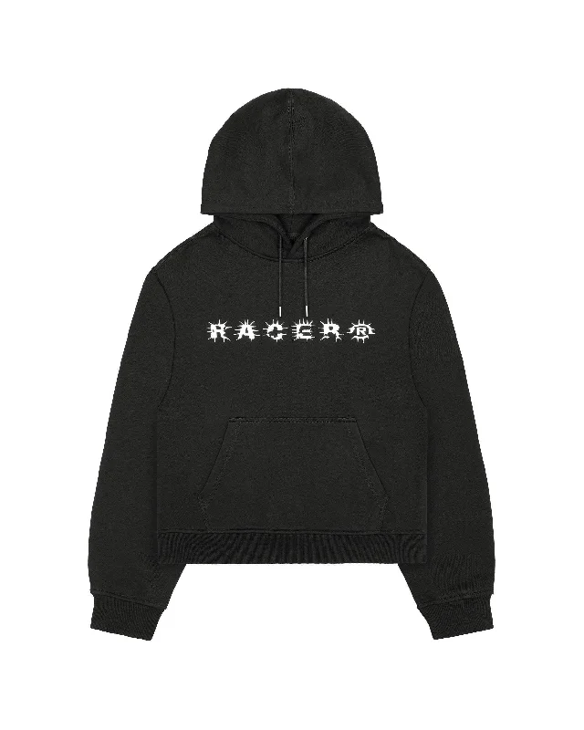 Women's color - block hoodie combining bold hues for a fashion - forward statementBlack Spike Hoodie Women's color - block hoodie combining bold hues for a fashion - forward statementBlack Spike Hoodie
