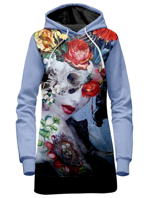 Women's pullover hoodie with a side slit for a modern and relaxed fitDark Queen Hoodie Dress Women's pullover hoodie with a side slit for a modern and relaxed fitDark Queen Hoodie Dress