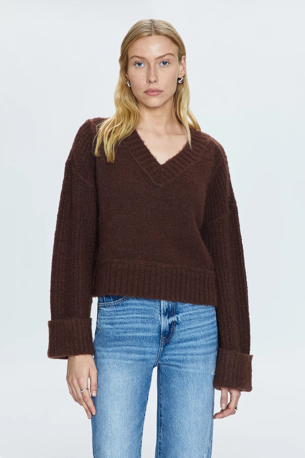 Women's long - length wool blend jackets for a warm and stylish winter lookDark Roast Joy Sweater Women's long - length wool blend jackets for a warm and stylish winter lookDark Roast Joy Sweater