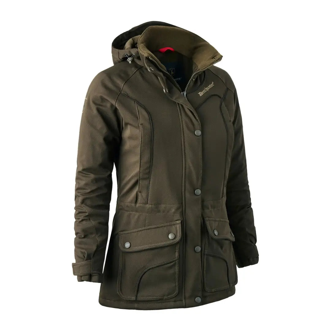 Women's cropped down jackets in bold colors for a sporty and fashionable winter outfitDeerhunter Lady Mary Hunting Jacket Women's cropped down jackets in bold colors for a sporty and fashionable winter outfitDeerhunter Lady Mary Hunting Jacket
