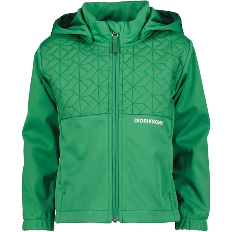 Women's moto jackets with a lace - up front for a unique and stylish touchDidriksons Briska Palm Green Jacket Women's moto jackets with a lace - up front for a unique and stylish touchDidriksons Briska Palm Green Jacket