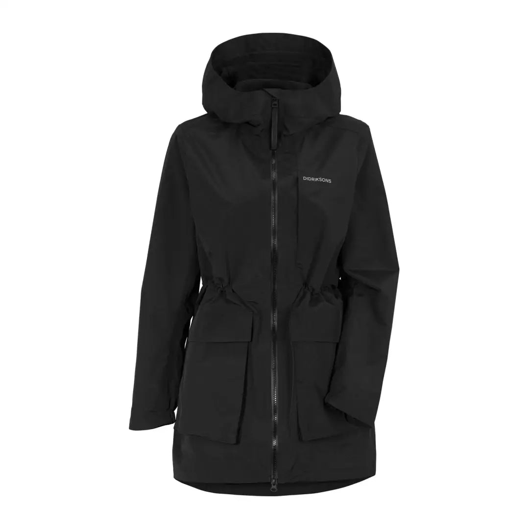 Women's long - line cardigan jackets in a soft knit for a cozy and elegant lookDidriksons Lana Womens Parka 2 Women's long - line cardigan jackets in a soft knit for a cozy and elegant lookDidriksons Lana Womens Parka 2