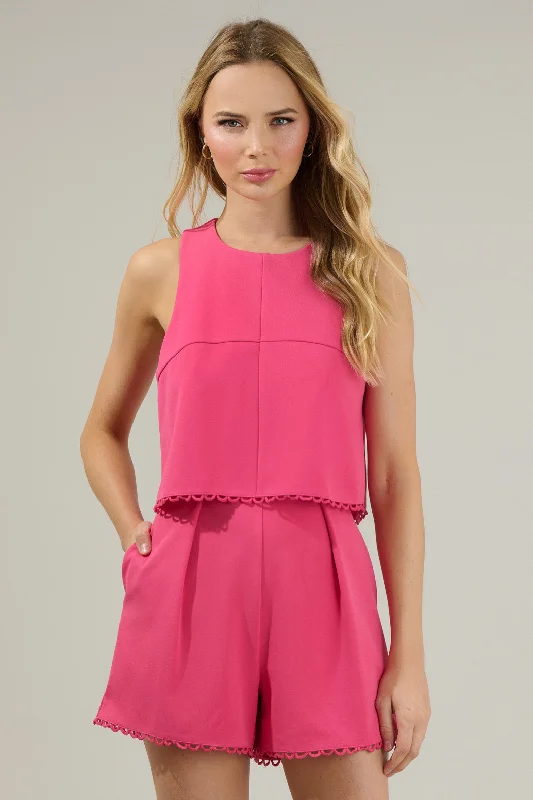 Strapless women jumpsuits for a beachside wedding or resort wearElanor Layered Romper Strapless women jumpsuits for a beachside wedding or resort wearElanor Layered Romper