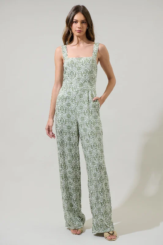 Women jumpsuits with off - the - shoulder tops for a flirty and stylish lookEstrada Floral Arlene Smocked Jumpsuit Women jumpsuits with off - the - shoulder tops for a flirty and stylish lookEstrada Floral Arlene Smocked Jumpsuit