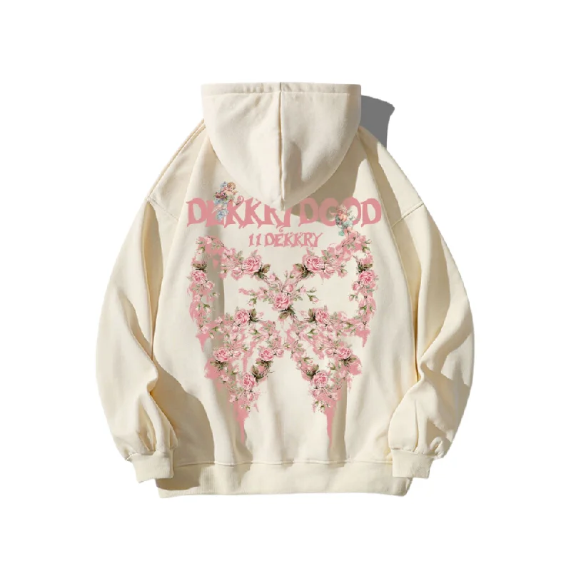 Women's long - sleeve cropped sweatshirt with ribbed cuffs for a snug fitHigh Street Letter Pink Bow Hoodies Women's long - sleeve cropped sweatshirt with ribbed cuffs for a snug fitHigh Street Letter Pink Bow Hoodies