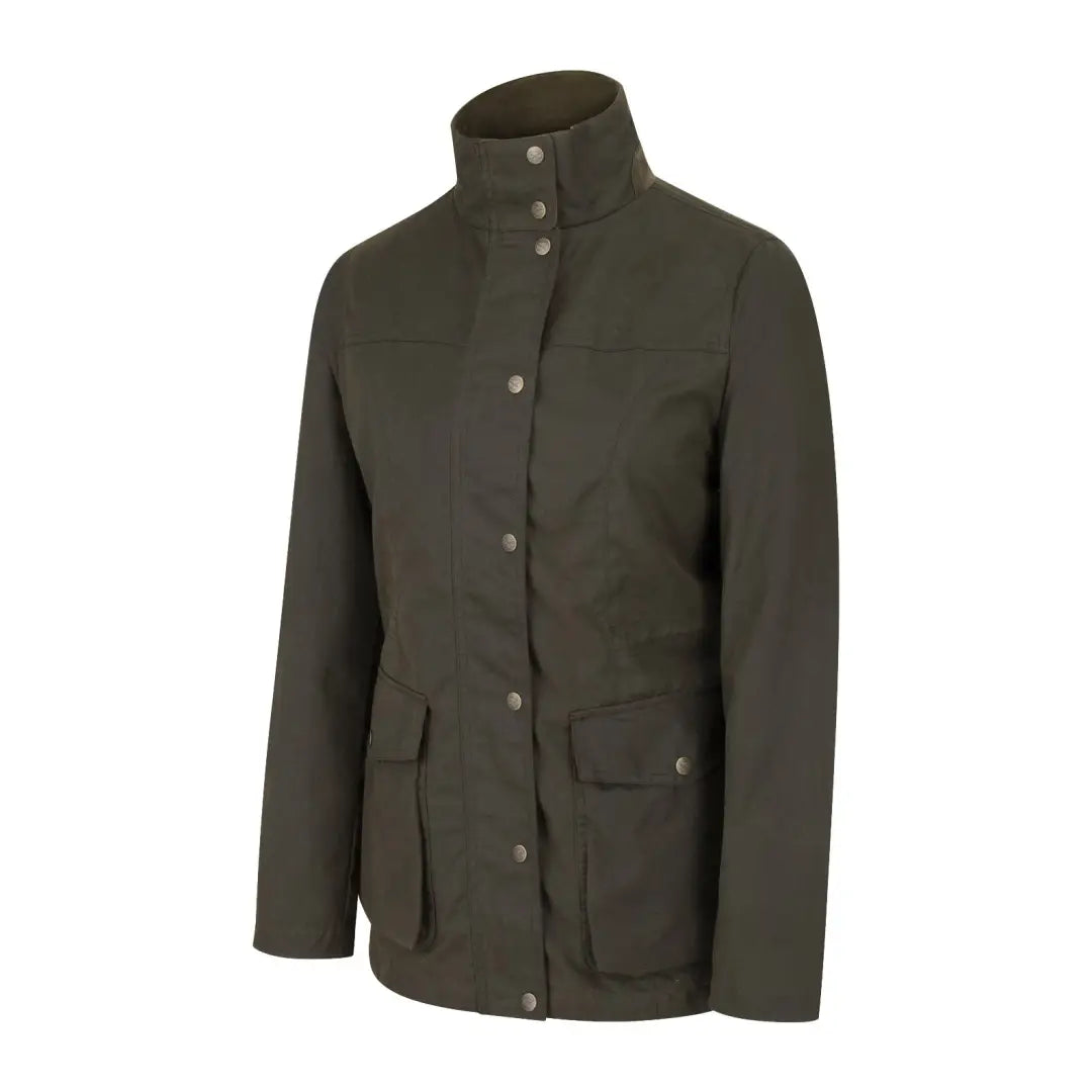 Women's quilted puffer jackets in a cropped silhouette for a modern twistHoggs of Fife Caledonia Ladies Wax Jacket Women's quilted puffer jackets in a cropped silhouette for a modern twistHoggs of Fife Caledonia Ladies Wax Jacket