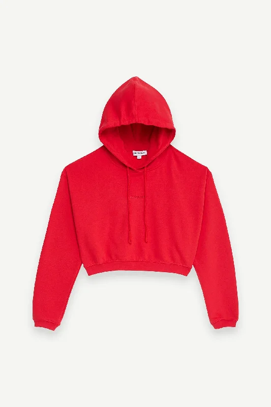 Women's tie - front hoodie in a lightweight fabric for summer layeringHOODIE 302
