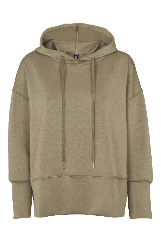 Women's fleece - lined hoodie with thumbholes for warmth in winterIsabella Sweatshirt | Khaki | Sweatshirt fra Prepair Women's fleece - lined hoodie with thumbholes for warmth in winterIsabella Sweatshirt | Khaki | Sweatshirt fra Prepair