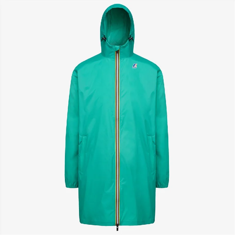 Women's pea coats in a plus - size fit for a flattering and warm winter coatEiffel - Unisex Waterproof Packable Long Rain Jacket in Green Marine Women's pea coats in a plus - size fit for a flattering and warm winter coatEiffel - Unisex Waterproof Packable Long Rain Jacket in Green Marine