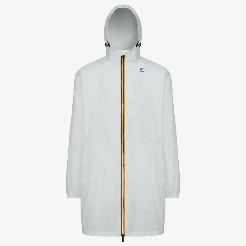 Women's bomber jackets with floral embroidery for a feminine and unique designEiffel - Unisex Waterproof Packable Long Rain Jacket in Light Grey Women's bomber jackets with floral embroidery for a feminine and unique designEiffel - Unisex Waterproof Packable Long Rain Jacket in Light Grey