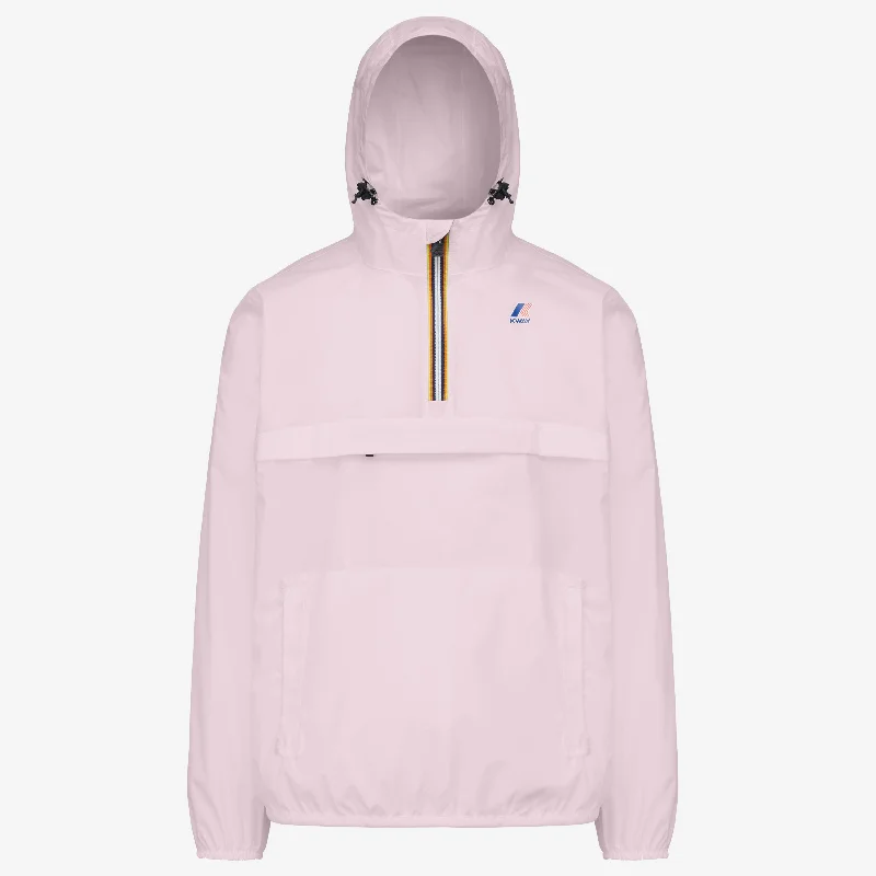 Women's bomber jackets with a holographic finish for a futuristic and eye - catching lookLeon - Packable Quarter Zip Rain Jacket in Pink Intense Women's bomber jackets with a holographic finish for a futuristic and eye - catching lookLeon - Packable Quarter Zip Rain Jacket in Pink Intense