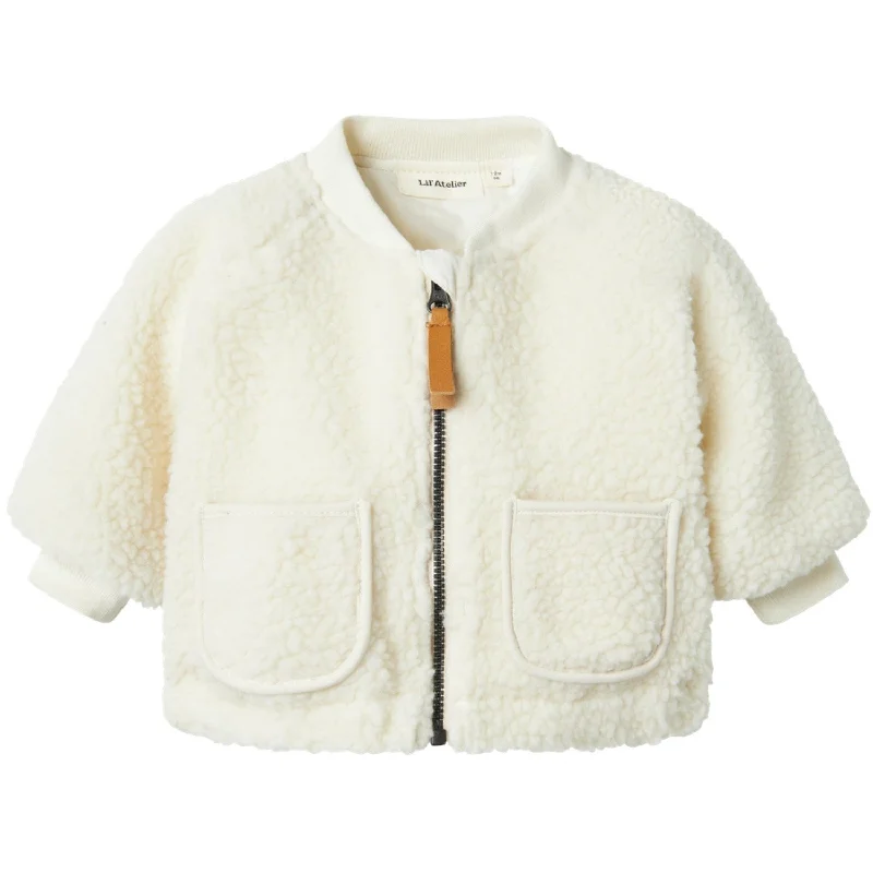 Women's pea coats in a plus - size fit for a flattering and warm winter coatLil'Atelier Coconut Milk Ladybug Lajo Bomber Jacket Women's pea coats in a plus - size fit for a flattering and warm winter coatLil'Atelier Coconut Milk Ladybug Lajo Bomber Jacket