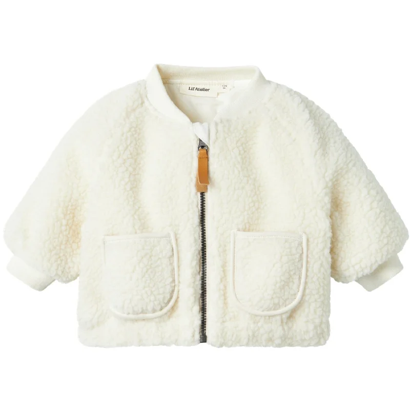 Women's military - style jackets with epaulets for a tough and fashionable appearanceLil'Atelier Coconut Milk Dino Lajo Bomber Jacket Women's military - style jackets with epaulets for a tough and fashionable appearanceLil'Atelier Coconut Milk Dino Lajo Bomber Jacket