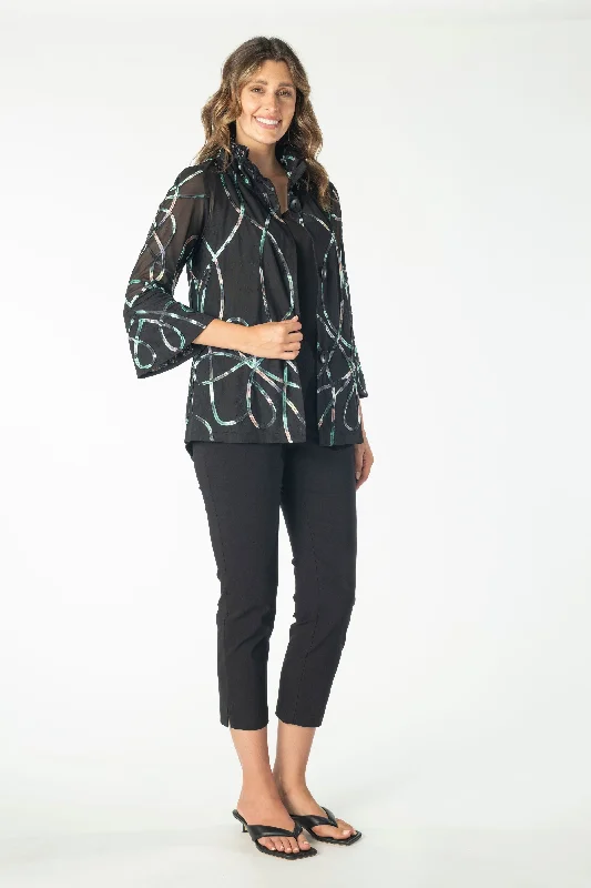 Women's bomber jackets with a holographic finish for a futuristic and eye - catching lookMaglia Evening Jacket Women's bomber jackets with a holographic finish for a futuristic and eye - catching lookMaglia Evening Jacket