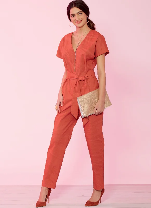 Women jumpsuits with a wrap - around design for a flattering fitMcCalls Jumpsuit and Romper M7936 Women jumpsuits with a wrap - around design for a flattering fitMcCalls Jumpsuit and Romper M7936
