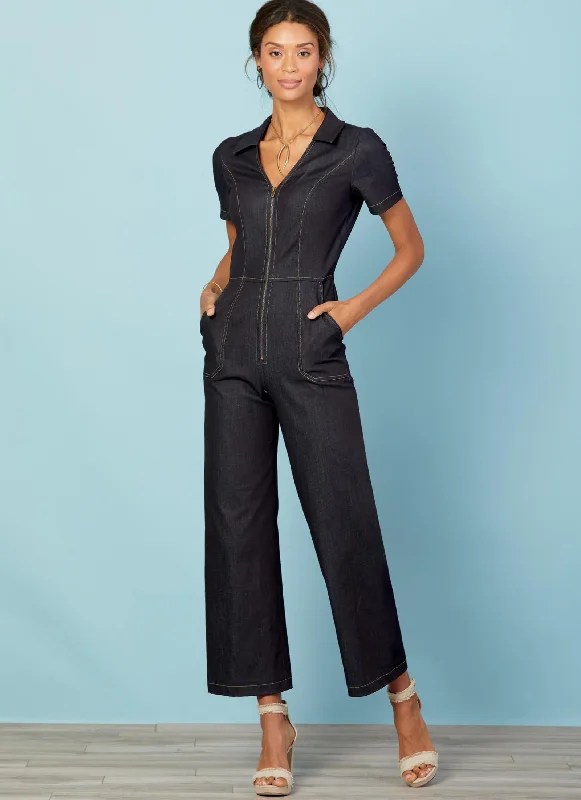 Denim women jumpsuits with ripped details for a casual - edgy lookMcCalls Jumpsuits M7908 Denim women jumpsuits with ripped details for a casual - edgy lookMcCalls Jumpsuits M7908