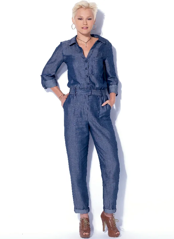 Women jumpsuits with polka - dot patterns for a classic and playful styleMcCalls Rompers and Jumpsuits M7330 Women jumpsuits with polka - dot patterns for a classic and playful styleMcCalls Rompers and Jumpsuits M7330