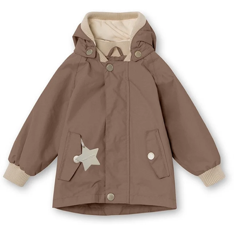 Women's long - line cardigan jackets in a soft knit for a cozy and elegant lookMINI A TURE Wally Spring Jacket w/Fleece Lining Brownie Women's long - line cardigan jackets in a soft knit for a cozy and elegant lookMINI A TURE Wally Spring Jacket w/Fleece Lining Brownie