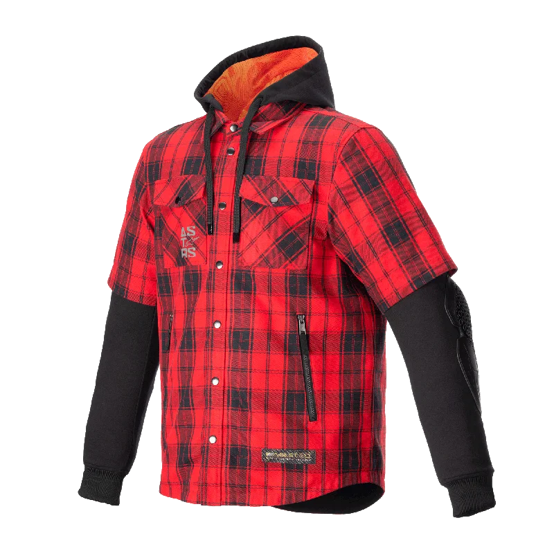 Women's cropped leather jackets with silver zippers for a punk - inspired outfitMO.ST.EQ Tartan Shirt Women's cropped leather jackets with silver zippers for a punk - inspired outfitMO.ST.EQ Tartan Shirt