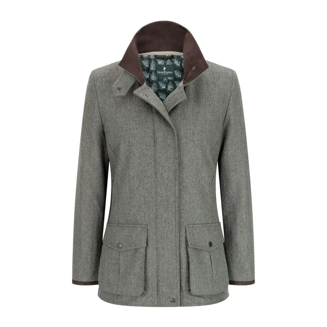 Women's denim jackets with distressed details for a casual and edgy lookNew Forest Jessica Tweed Field Coat Women's denim jackets with distressed details for a casual and edgy lookNew Forest Jessica Tweed Field Coat