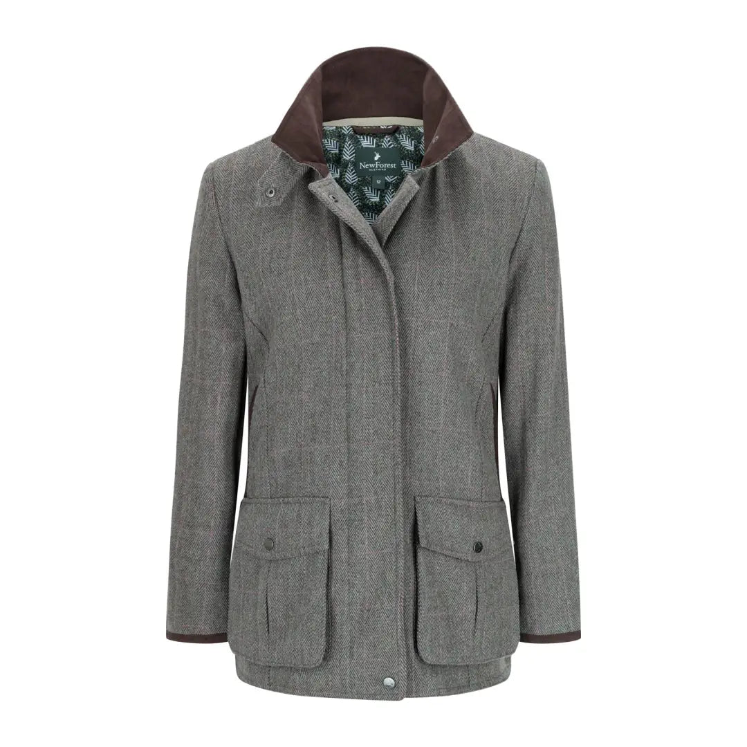 Women's double - breasted tweed jackets in classic colors for a sophisticated office lookNew Forest Jessica Tweed Field Coat Women's double - breasted tweed jackets in classic colors for a sophisticated office lookNew Forest Jessica Tweed Field Coat